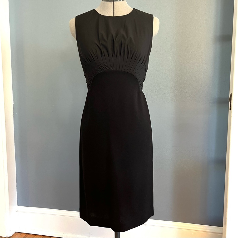 Diane von Furstenberg Asabi Black Sheath Dress